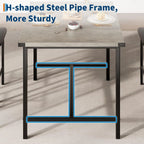Garvee Mid-Century 3-Piece Dining Table Set