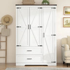 Haven Ridge Manor Wardrobe Armoire – 3 Door Storage Cabinet