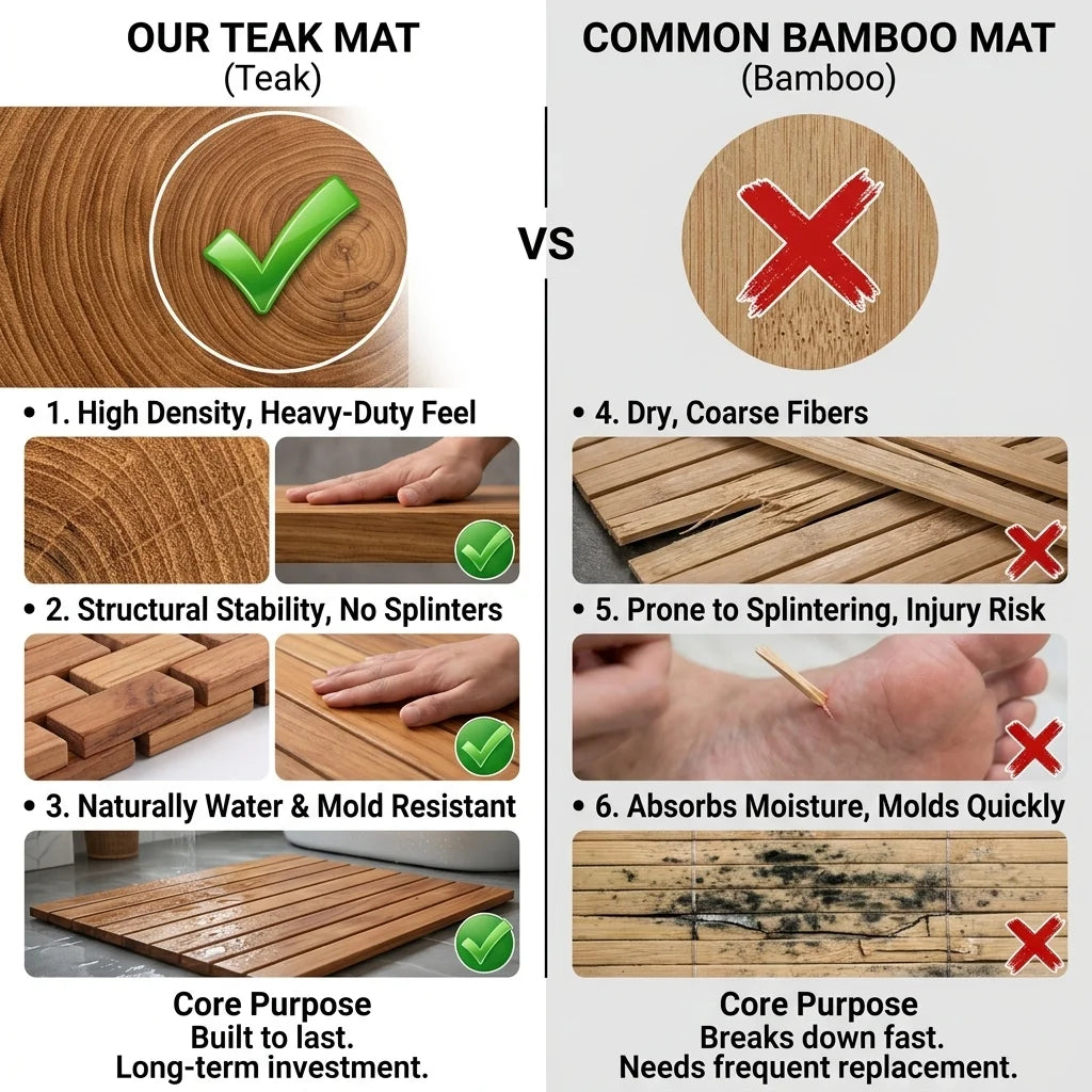 Coastal Spa Teak Bath Mat