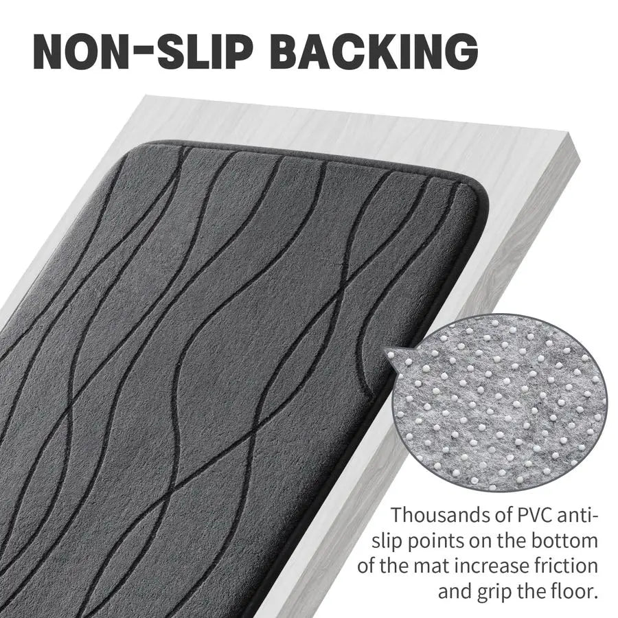 Haven Cloud Memory Foam Bathroom Rug Collection