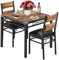 Dining Table & Upholstered Chair Set