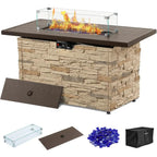 Stonecrest Outdoor Propane Fire Pit Table