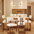 Monroe Curved Back Linen Dining Chairs