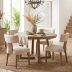 Monroe Linen Upholstered Dining Chairs