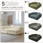 Lounge Cloud Modular Sectional Sofa – Oversized Deep-Seat L-Shaped Sofa Bed