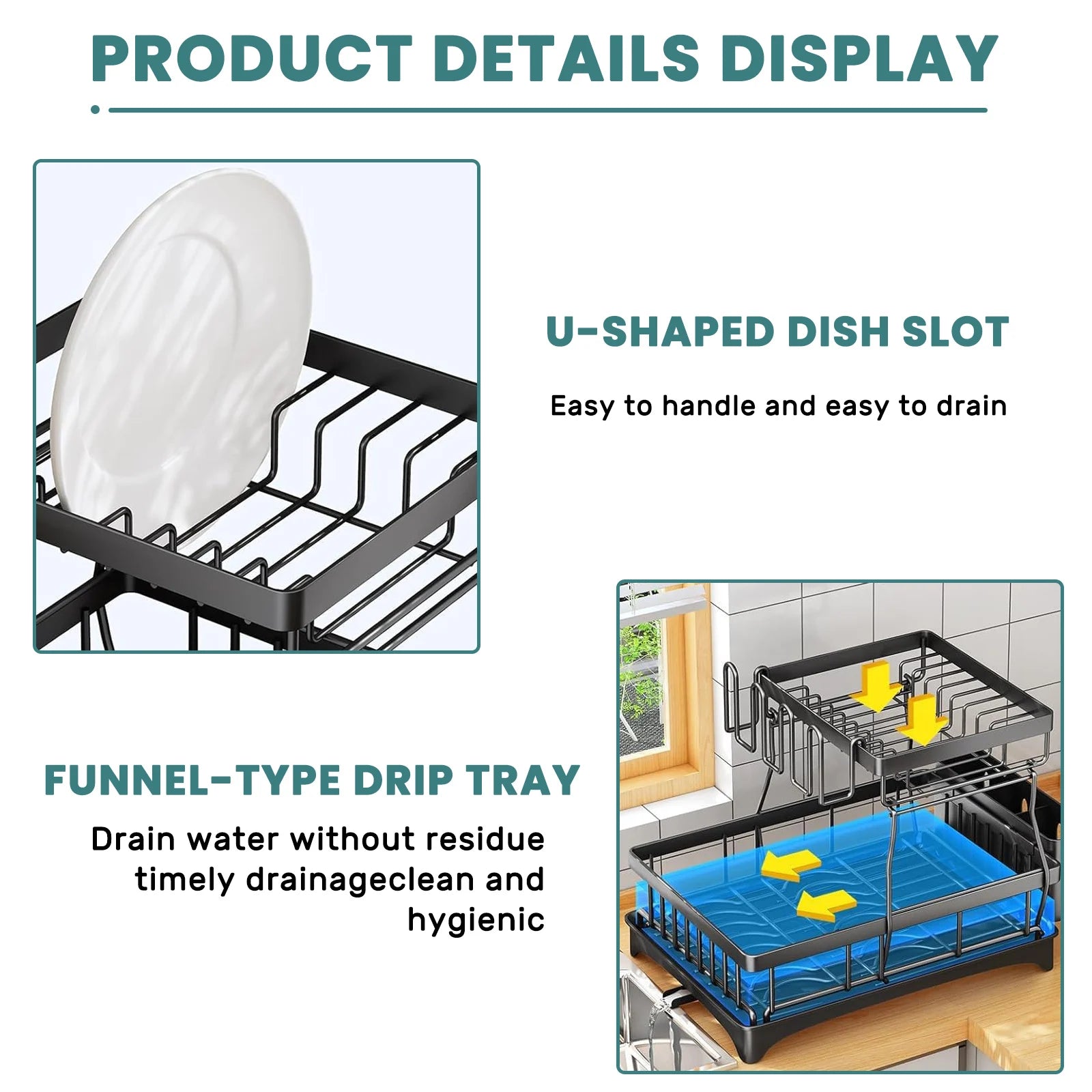 Summit 2-Tier Dish Drying Rack