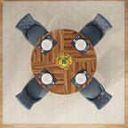 Heritage Round Farmhouse Dining Table
