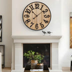 Heritage Oversized Farmhouse Wall Clock