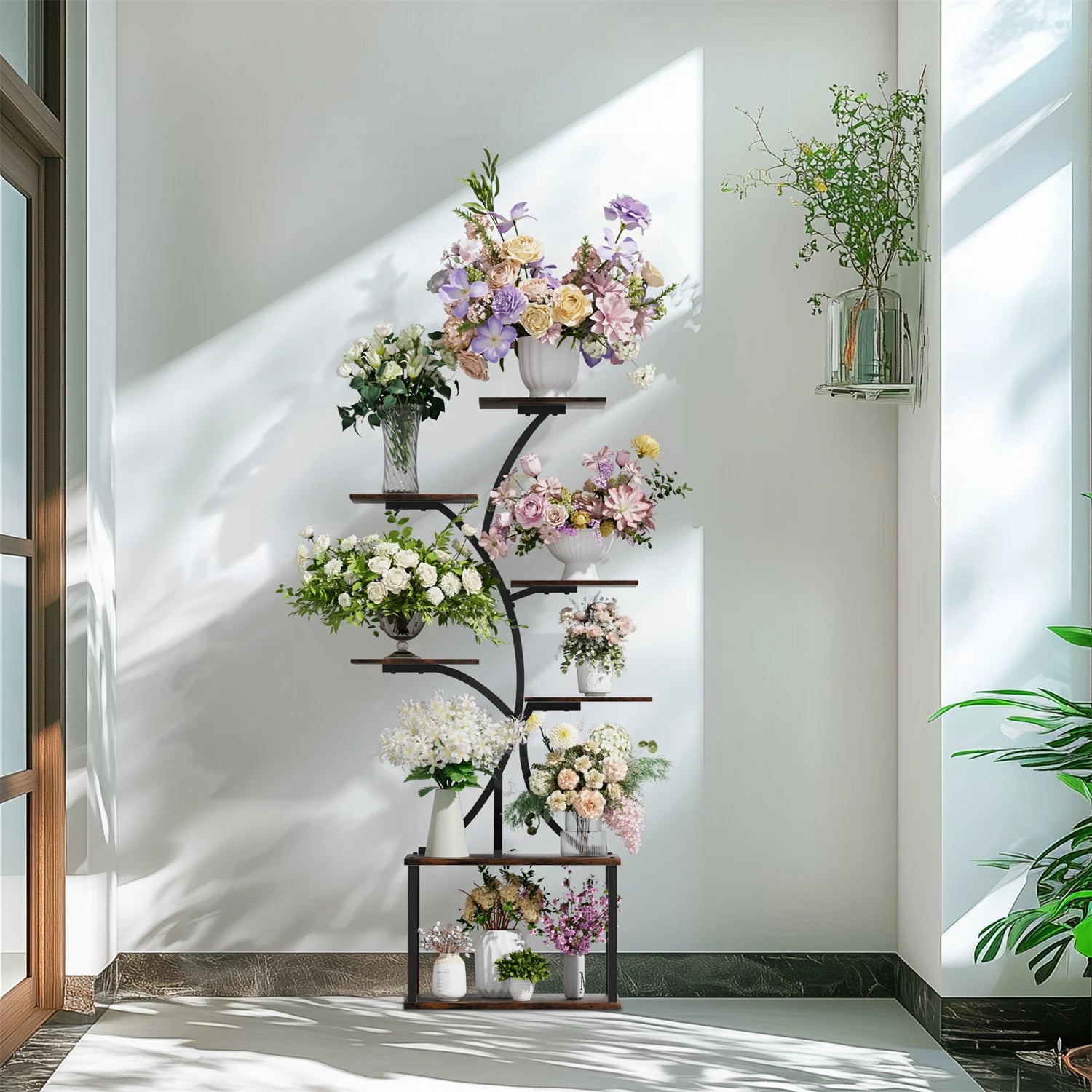 Tree-Shaped 7-Tier Plant Display Stand