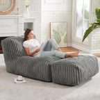 Haven Luxe Giant Memory Foam Bean Bag Sofa