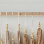 Handmade Boho Beaded Tassel Wall Hanging