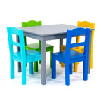 Wooden Toddler Activity Table & Chair Set