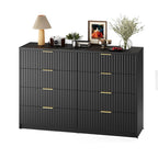 Fluted 8-Drawer Modern Dresser