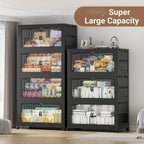 28" Extra-Large Stackable Storage Bins with Wheels