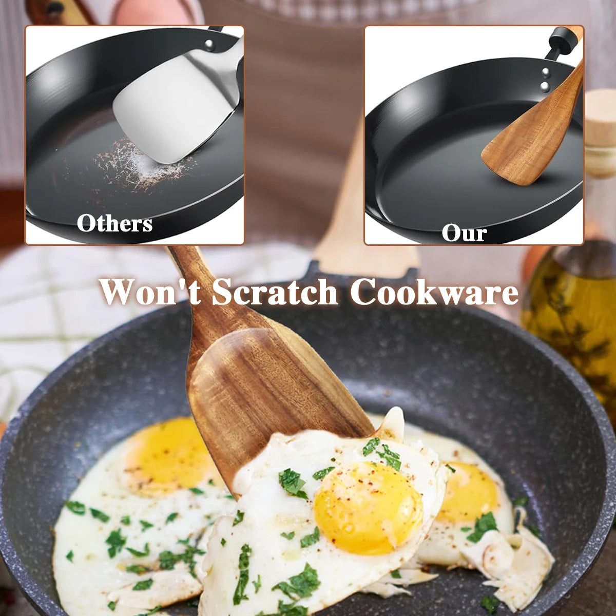 Heritage Wooden Kitchen Utensil Set