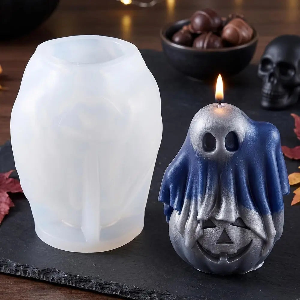 HavenHarvest Pumpkin Silicone Candle Mold – DIY Fall Candle & Craft Mold