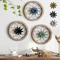 Haven Ridge Farmhouse Medallion Wall Decor Set with Interchangeable Floral Accents