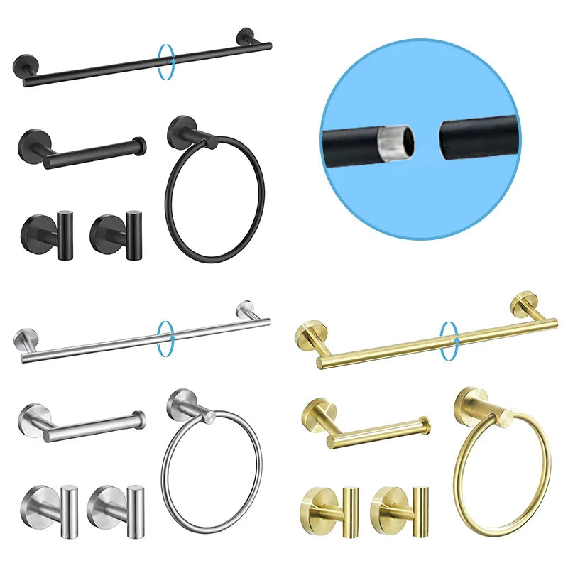 Aurora Bathroom Hardware Set