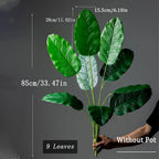 Tropical Breeze Faux Banana Palm Tree – 33"–45" Artificial Plant