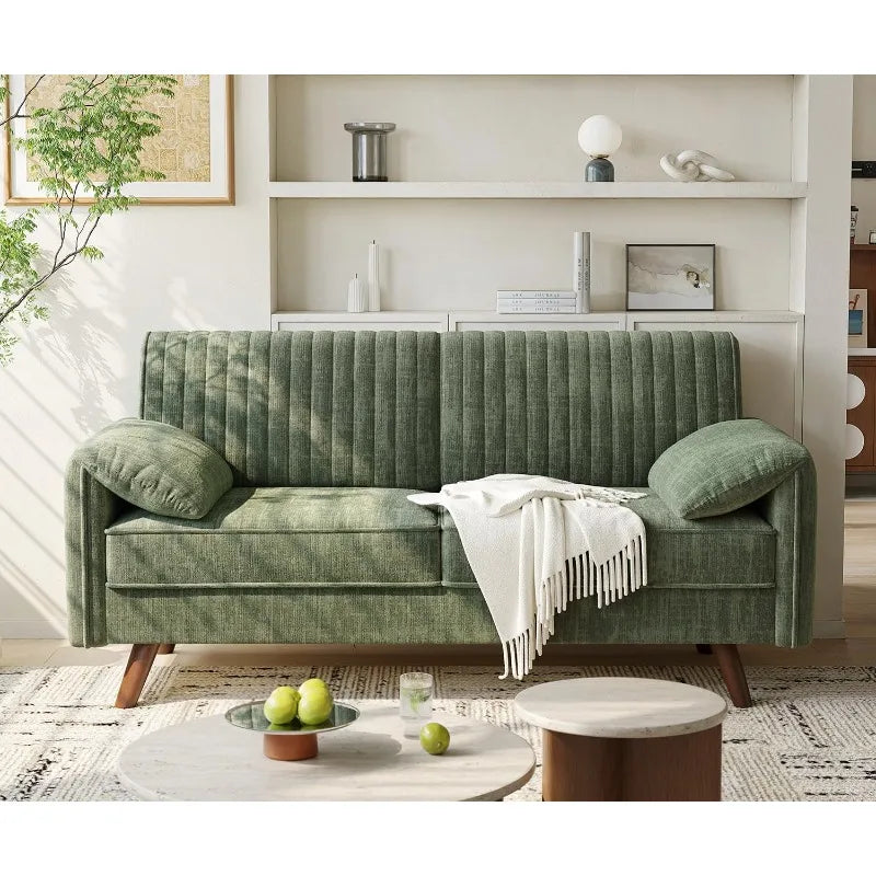 Willowhaven Deep Seat Chenille Loveseat Sofa