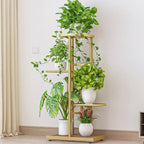 HavenHarbor 4-Tier Metal Plant Stand – Indoor & Outdoor Corner Plant Display Shelf