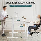 Summit Elevate 63" Electric Standing Desk with Memory Presets
