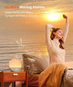 Sunrise Glow Smart Alarm Clock & Sound Machine