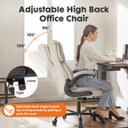 Ashton Executive Ergonomic Office Chair with Flip-Up Arms