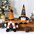 Halloween Spider Puppet Ornament Set – Black & Orange Spooky Décor 2-Piece