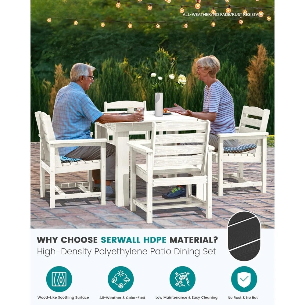 Coastal Haven Ridge 5-Piece Patio Dining Set
