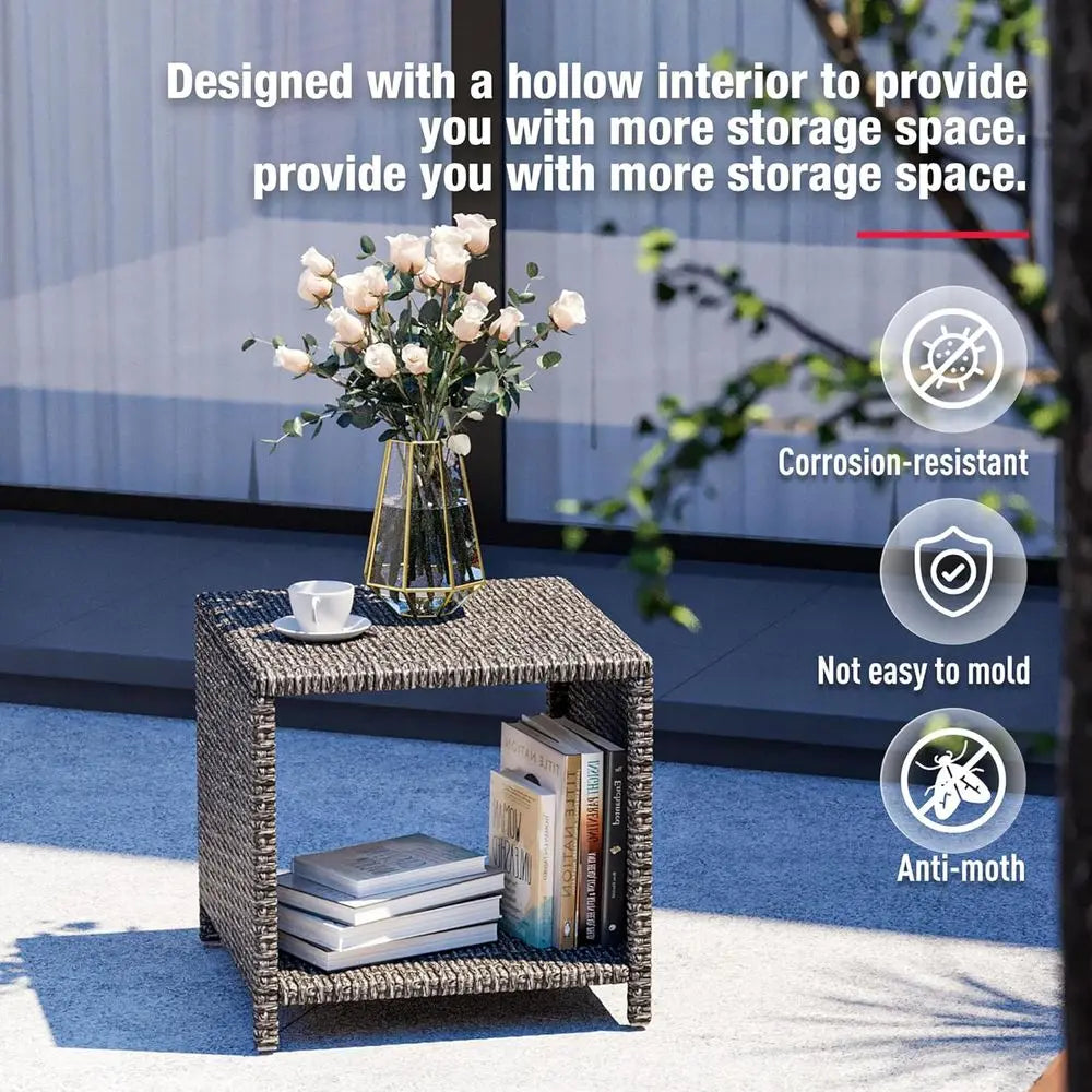 Haven Ridge Savannah 5-Piece Wicker Patio Conversation Set