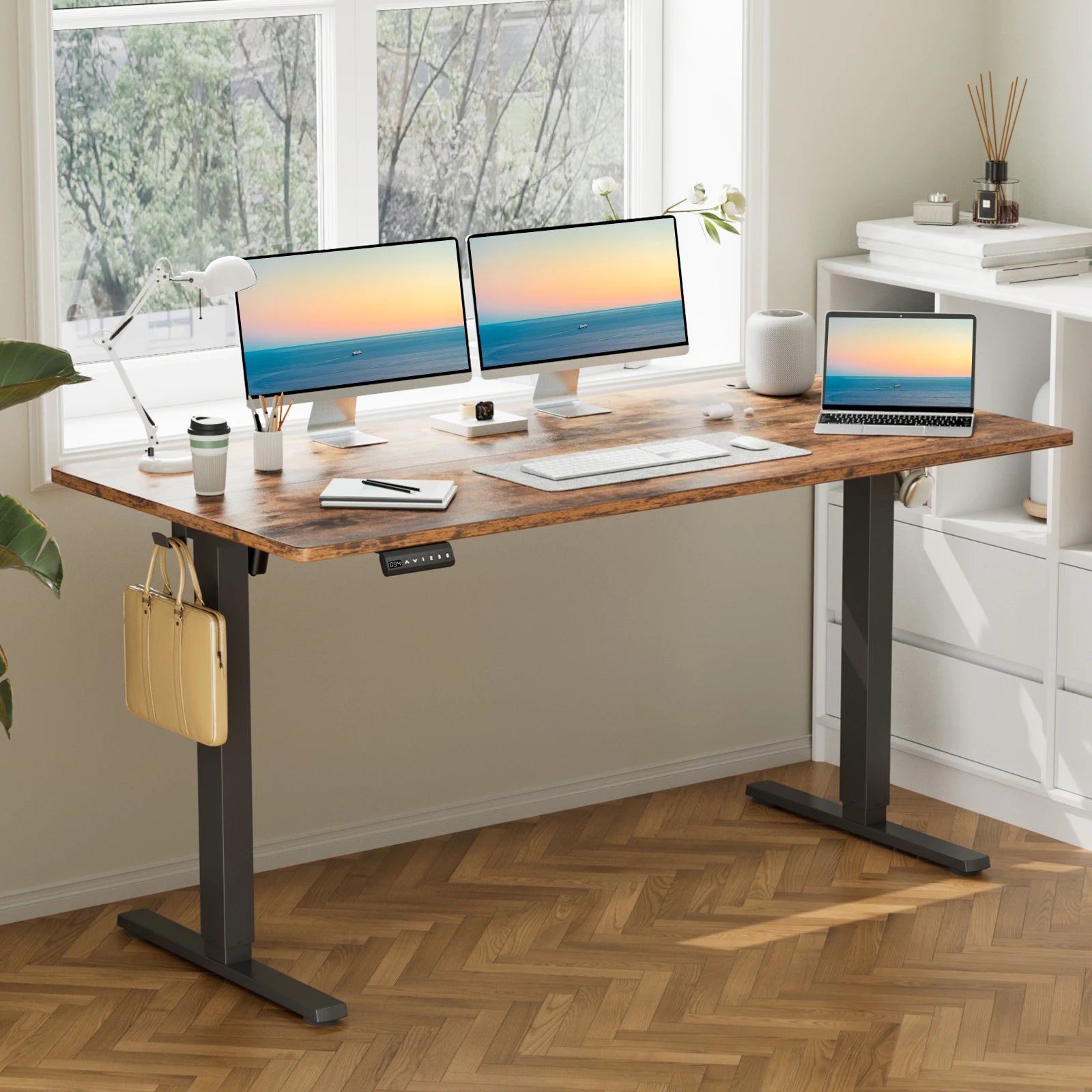 Summit Elevate 63" Electric Standing Desk with Memory Presets