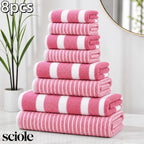 Harbor Stripe Luxury Towel Collection