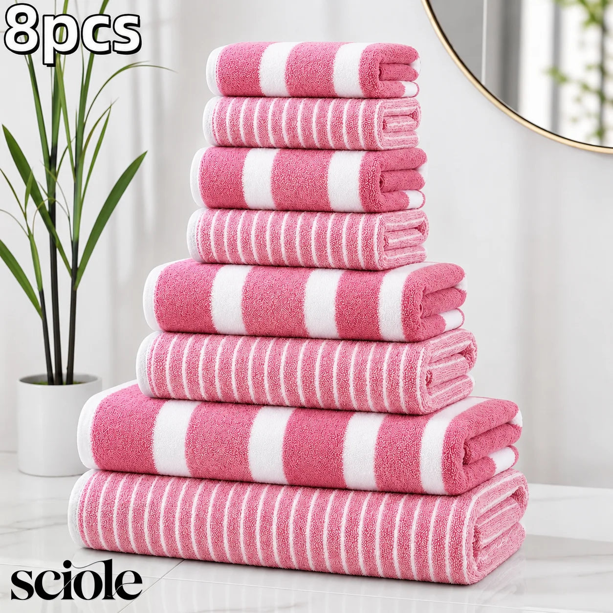 Harbor Stripe Luxury Towel Collection