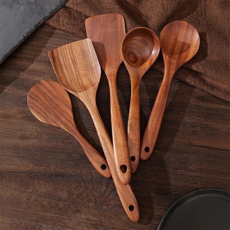 Willow Creek Wooden Kitchen Utensil Set
