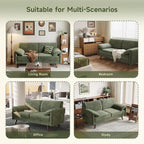 Willowhaven Deep Seat Chenille Loveseat Sofa