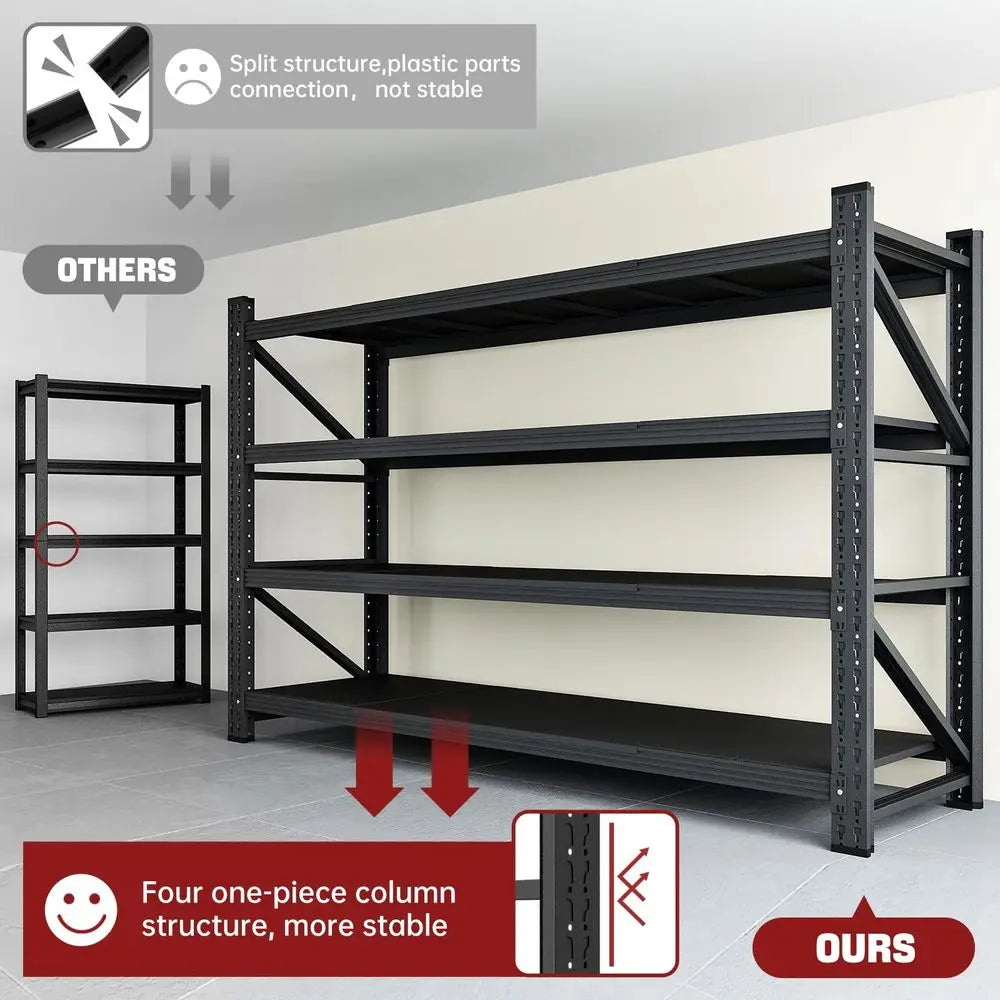 Haven Ridge Pro Heavy-Duty Garage Storage Shelving – 5000 lb Capacity