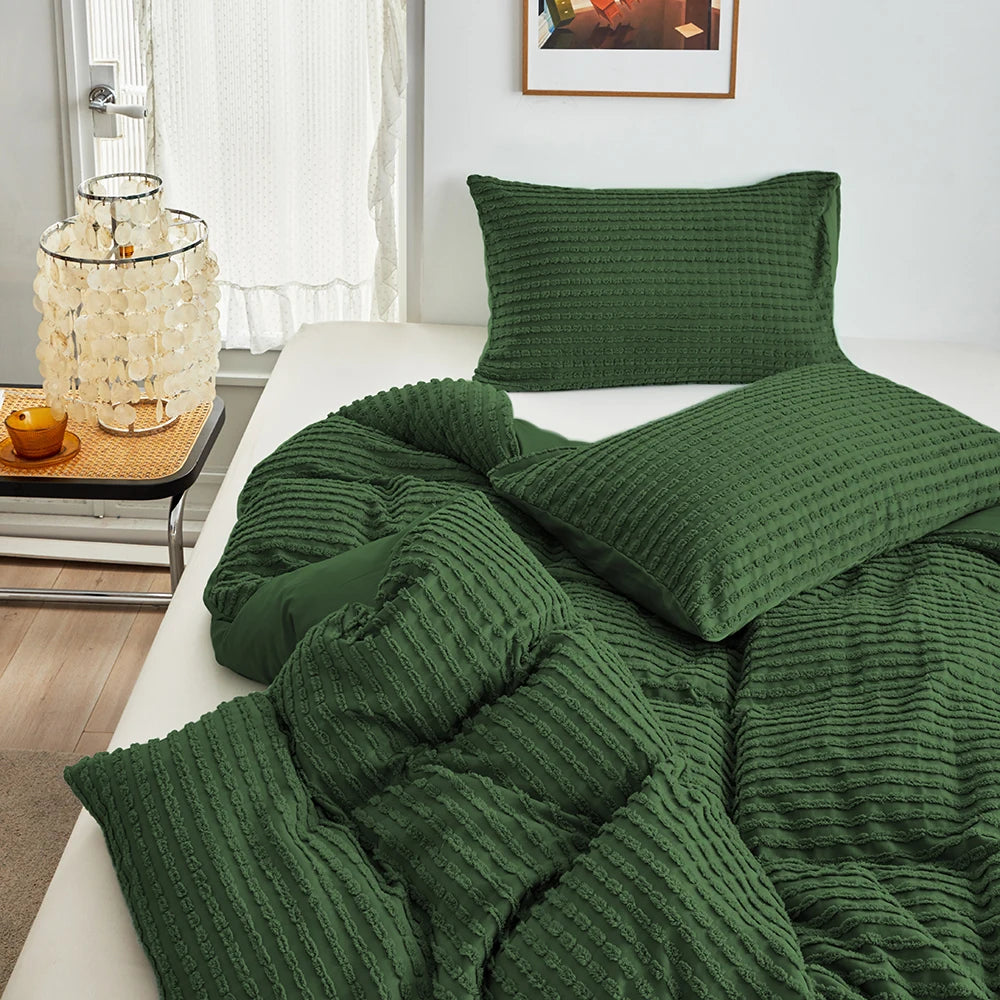 Haven Bloom Velvet Dot Duvet Cover Set – 3 Piece