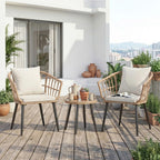 Harbor Breeze 3-Piece Wicker Bistro Patio Set