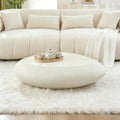 Sculpted Oval Coffee Table