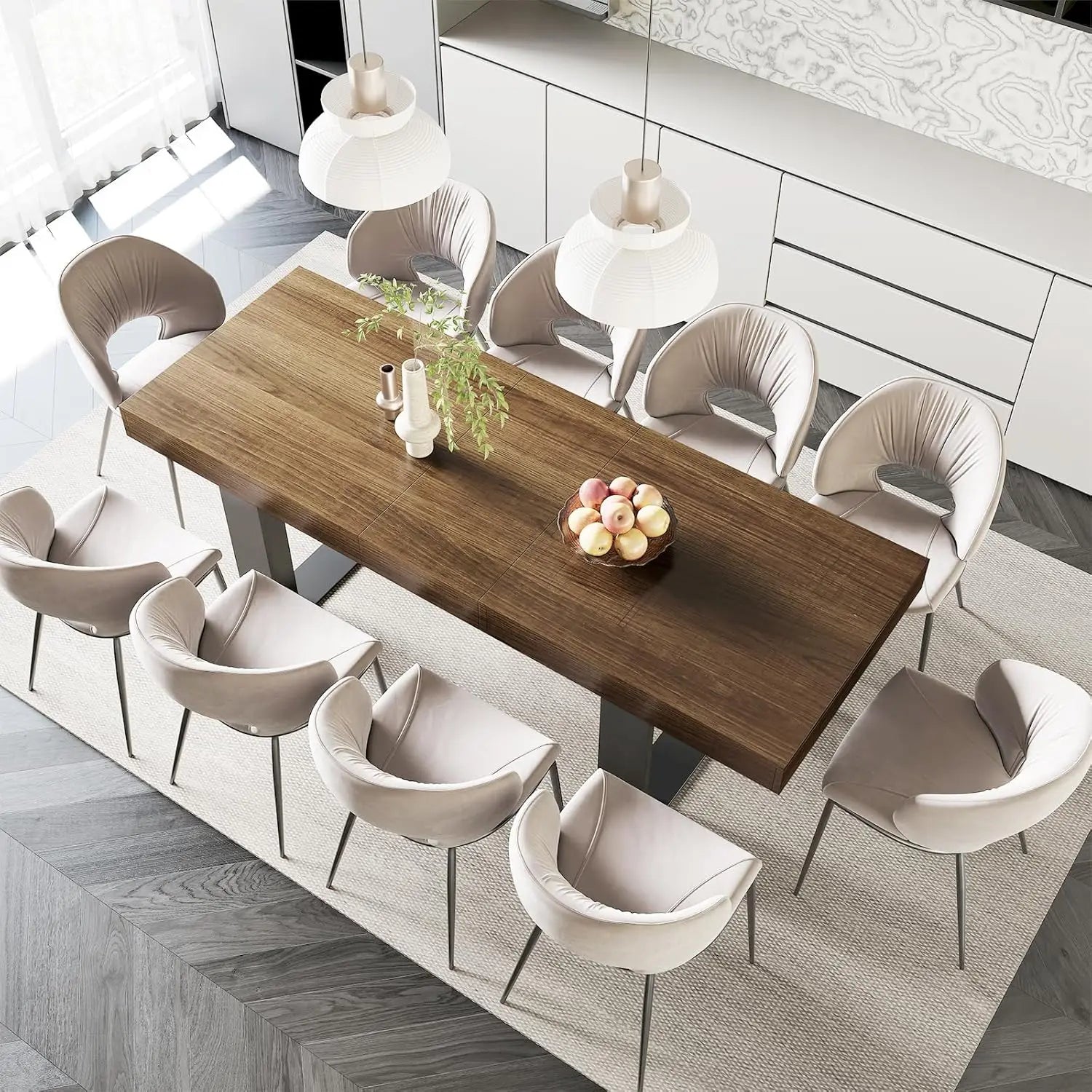 Heritage Ridge Extendable Farmhouse Dining Table