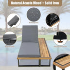 Coastal Retreat Adjustable Patio Chaise Lounge Set