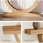 Oakridge U-Shape Minimalist Console Table – 63 Inch