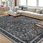 Haven Ridge Moroccan Trellis Washable Area Rug