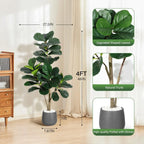 Willow Estate Artificial Fiddle Leaf Fig Tree