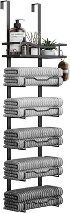 Heritage Over-the-Door Towel Storage Rack – 6 Tier