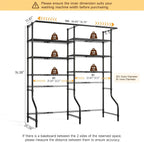 6-Tier Over Washer & Dryer Laundry Storage Rack
