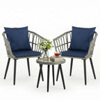 Harbor Breeze 3-Piece Wicker Bistro Patio Set
