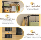 6-Tier Over Washer & Dryer Laundry Storage Rack