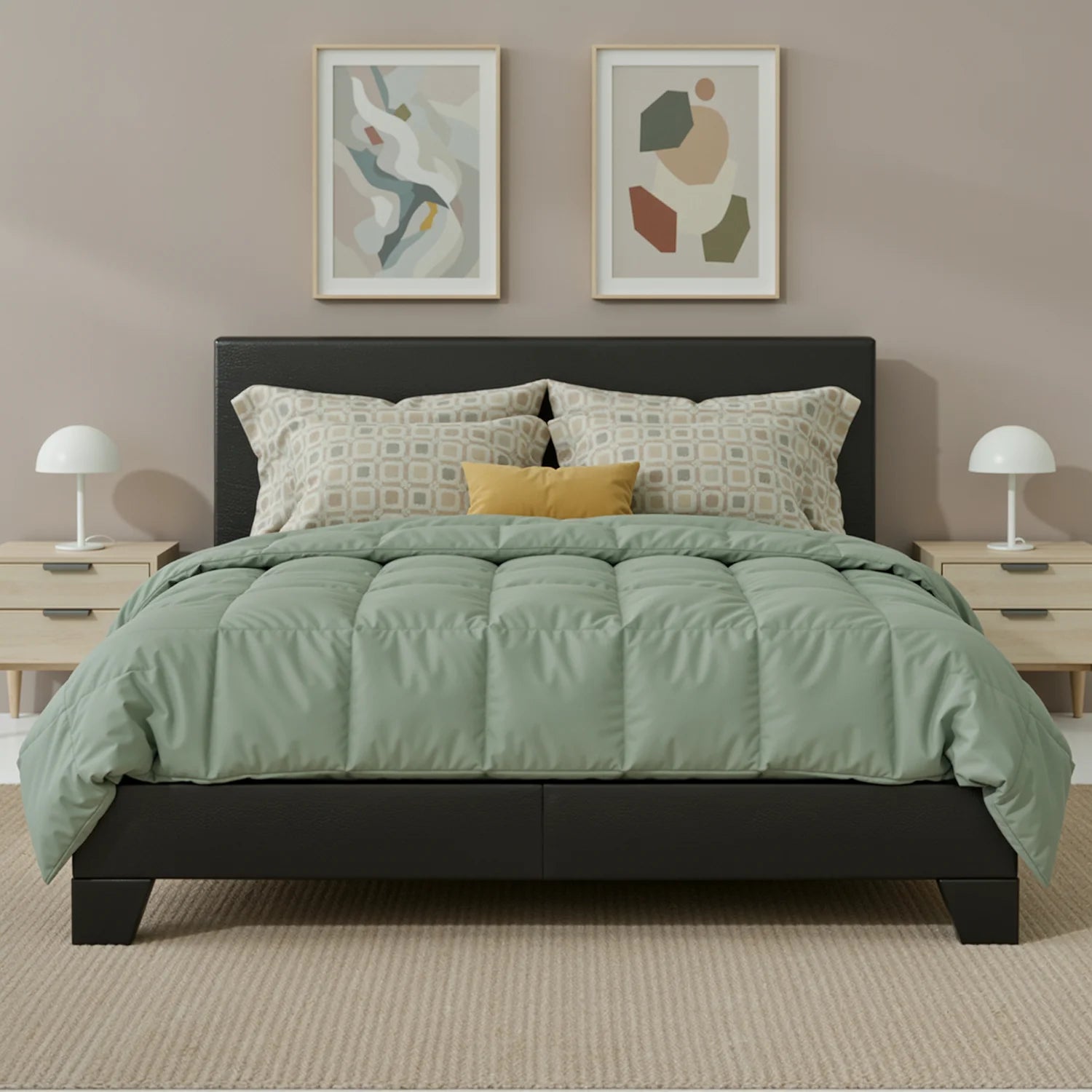 Meadow Ridge Upholstered Platform Bed Frame